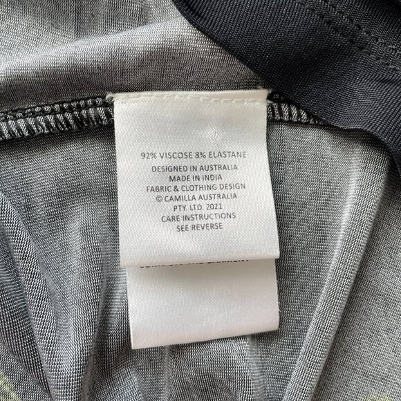 Camilla Flutter By Mini Dress 3XL Multicolor Butterfly Print Crystal Boho - Picture 6 of 8